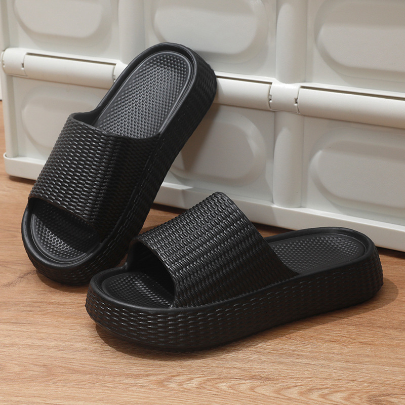 designer sandals Thick soled women's summer 2025 new indoor home shower, odor and anti slip EVA slippers for outdoor wear