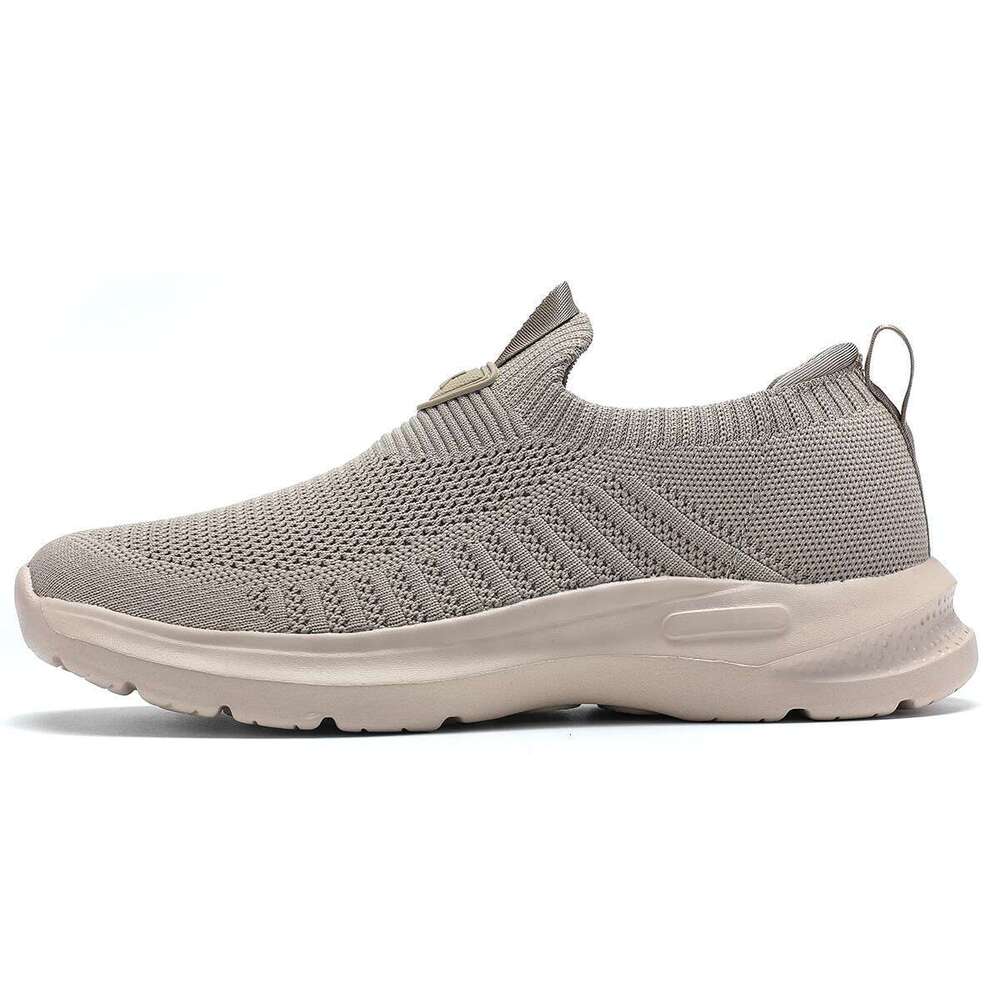 Mens Walking Lightweight Breathe Casual Mesh Running Shoes Slip On Fashion Tennis Sneakers Comfort Gym Workout Trainers