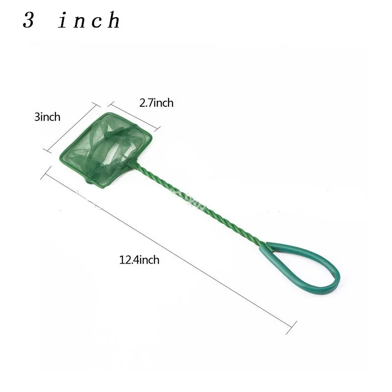 Fish Tank Aquarium Export Grade Small Large Fish Net Fishing Fish Net Pocket Shrimp Fishing Square Aquarium Accessories