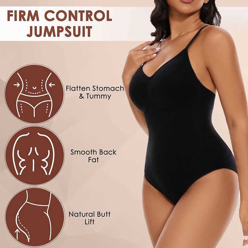 Female abdominal control shaping bodysuit strapless hip lifting shaping vest weight loss underwear 3XLXJ250304