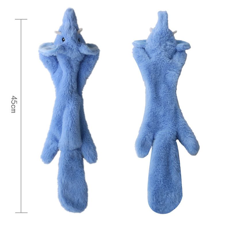 Squeaky No Stuffing Dog Toy Set, New Improved Edition Plush Crinkle Dog Toys for Small, Medium Large Breeds, Soft Tough Puppy Chew Squeak Animal Suppo