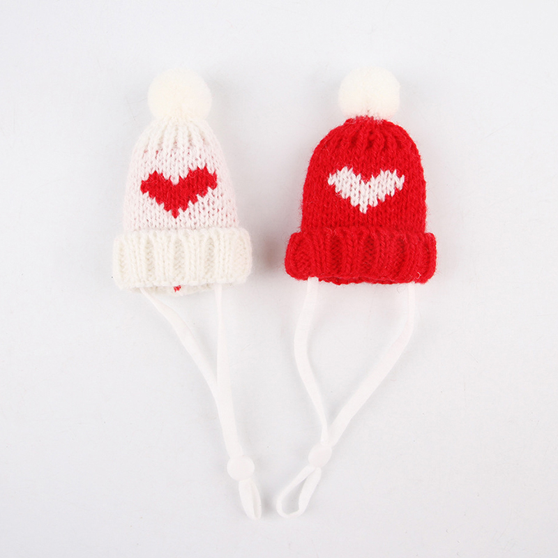 Cute Cartoon Guinea Hamster Knitted Hat Mini Hand Plush Hat Handmade Knitted Small Animal Hat Pet Cosplay Cap Pet Decoration Cap