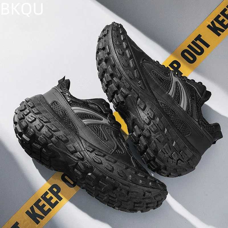 Mens Mesh Thick-soled Tire Shoes Casual Sports Shoes Wear-resistant Lightweight Cfortable Breathable Fashion Trend Z250411