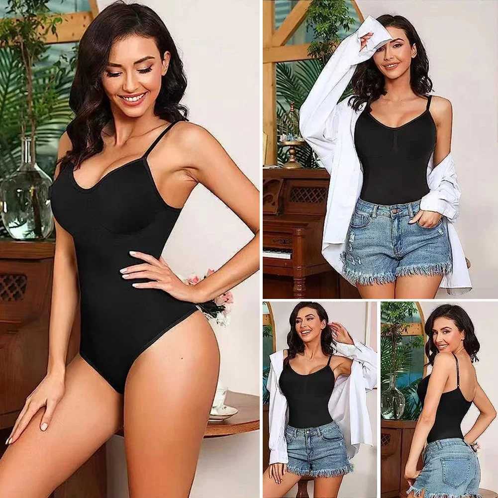Seamless shapewear womens one-piece shapewear abdominal control jumpsuit without steel rings waist training braXJ250304