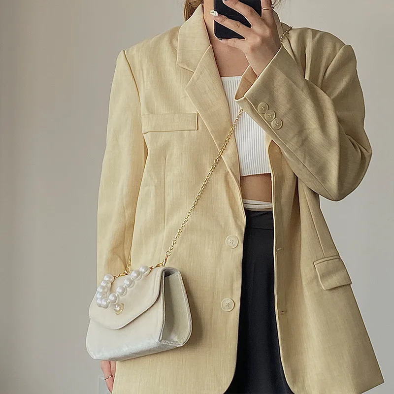 Vintage Small Square Shoulder Bag for Women Pearl Chain Ladies Tote Handbags Evening Clutch Purse Fashion Female Crossbody Bags 250228