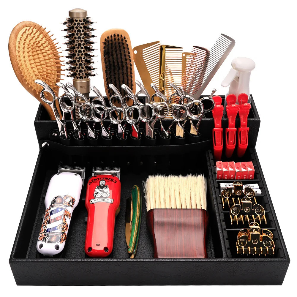 Barber Clipper Tray Haircut Tools Keeper Salon Clipper Organizer Hair Trimmer Holder Electric Hair Clipper Comb Tray Desktop 250304