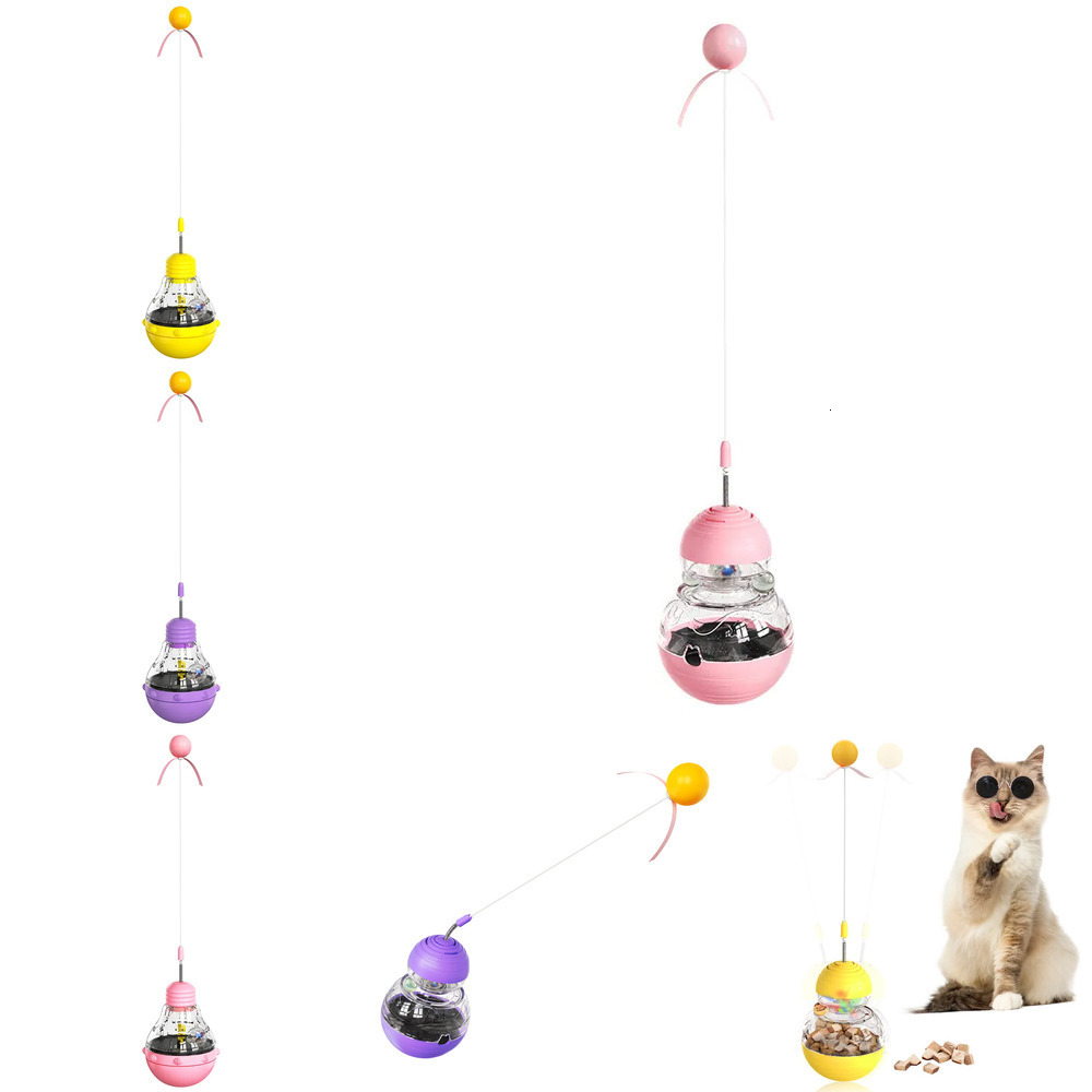 Update 2025 New Pet Supplies, Slow Food Cat Bowl, Easy Smart Interactive Tumbler Luminous Toys, High Quality Wholesale And Free Shipping