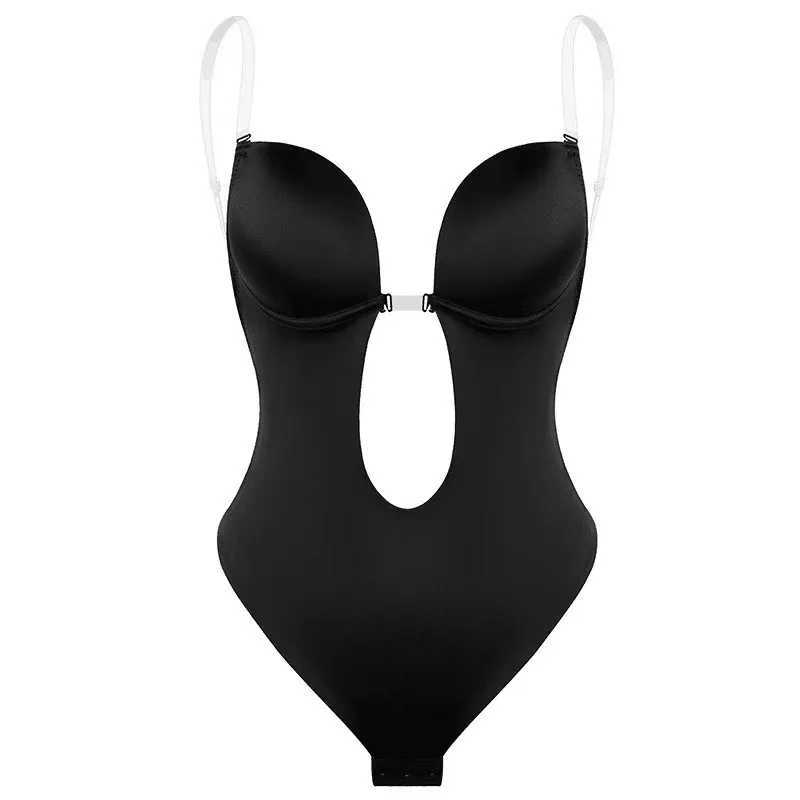 Hot womens backless U-shaped seamless thong full lace tight fitting deep V-neck shapeshifter for low back dresses and underwearXJ250304