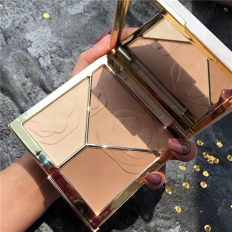 3D Bronzer Highlighter For Face Makeup Stick Cream Texture Contour iluminador Makeup Highlighter Bronzer 250227