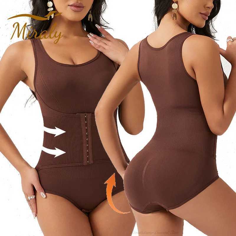 New Zipper Belt Bodysuit Shapewear For Women Tummy Control Fajas Body Shaper Waist Trainer Bandage Slimming Waist Cincher CorsetXJ250304