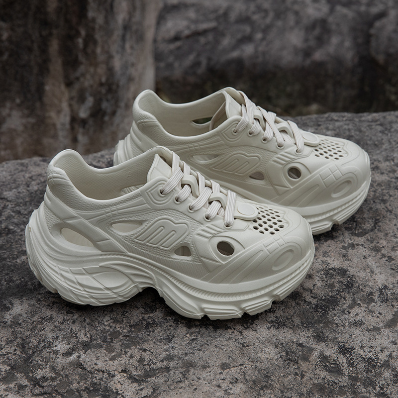 slippers summer sports shoes, fashionable versatile, casual and breathable, outdoor hollow breathable women's shoes designer sandals