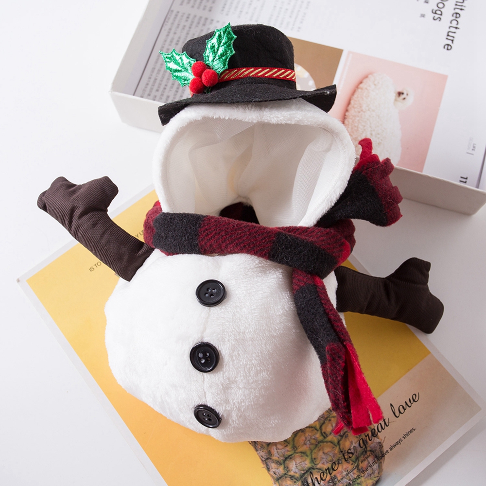 Dog Christmas Pet Clothes Standing Snowman Pet Cosplay Costumes Party Dressing Up for Small Medium Dogs Cats
