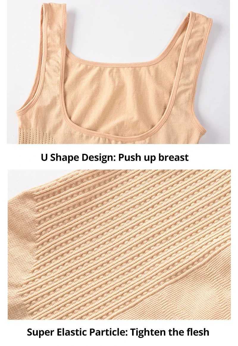 Women Slimming Vest Shaper Slimming Tummy Control Tank Top Vest Bodysuits Shapewear Tummy Waist Corset Girdle Body ShaperXJ250304