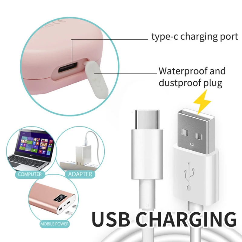 Baby Hair Clipper Electric Rechargeable Quiet Kids Hair Trimmer for Child Grooming Cutting Machine Type-C Charged Waterproof 250303