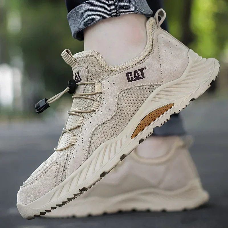 High Quality Causal Shoes for Men Brown Sneakers Male Fashion Breathable Men Causal Shoes Comfortable Men Driving Shoes 250228