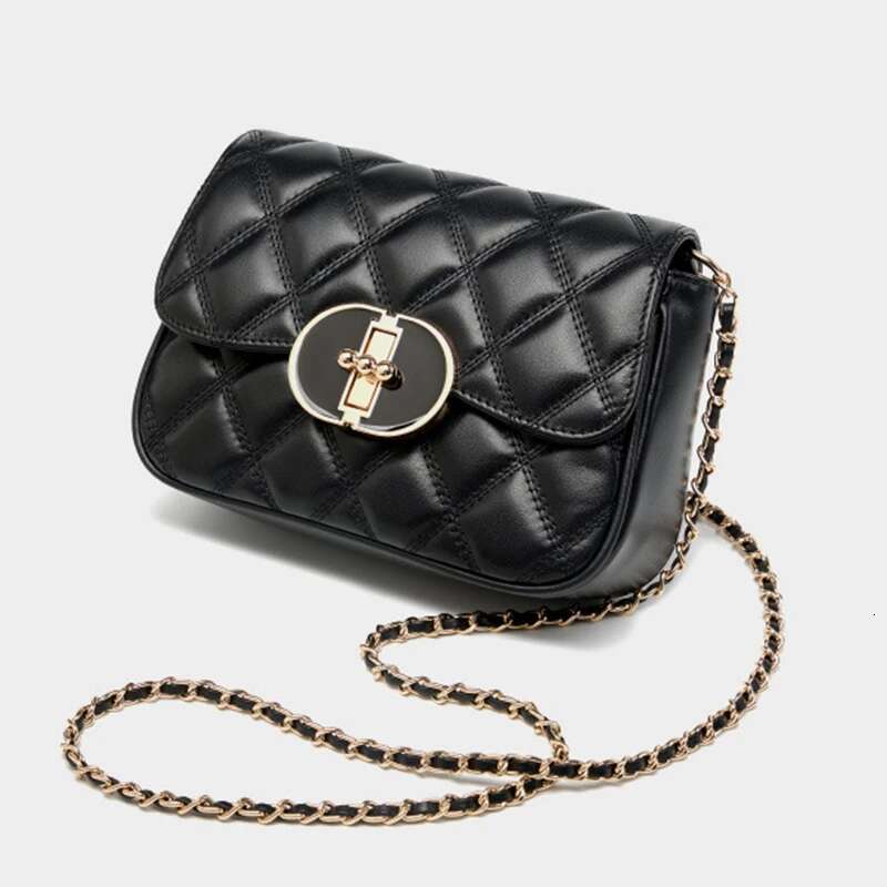 Genuine Leather Women's Chain Bags High Quality Cowhide Designer Shoulder Fashion Female Crossbody Bag 2779