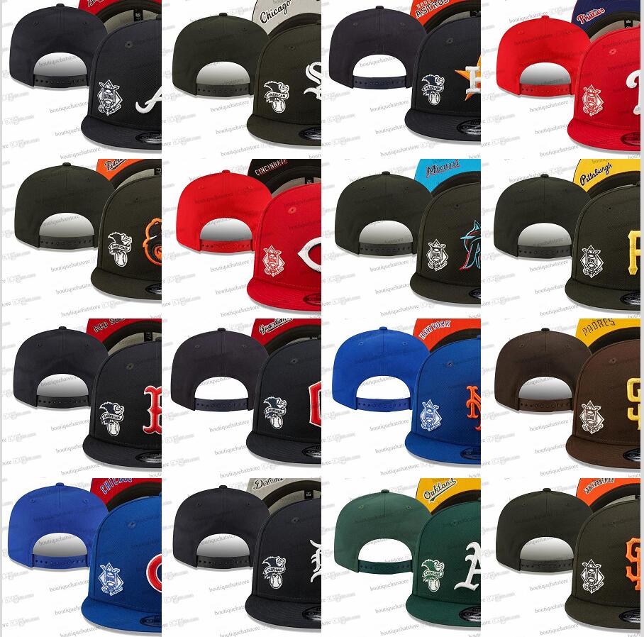 restocked 2025 All Team Baseball Adjustable Hat Men Women One Size Vintage Flat Sport Snapback Caps Spring Training trucker cap Glof Visor Letters A Bone Chapeau Nv8-2