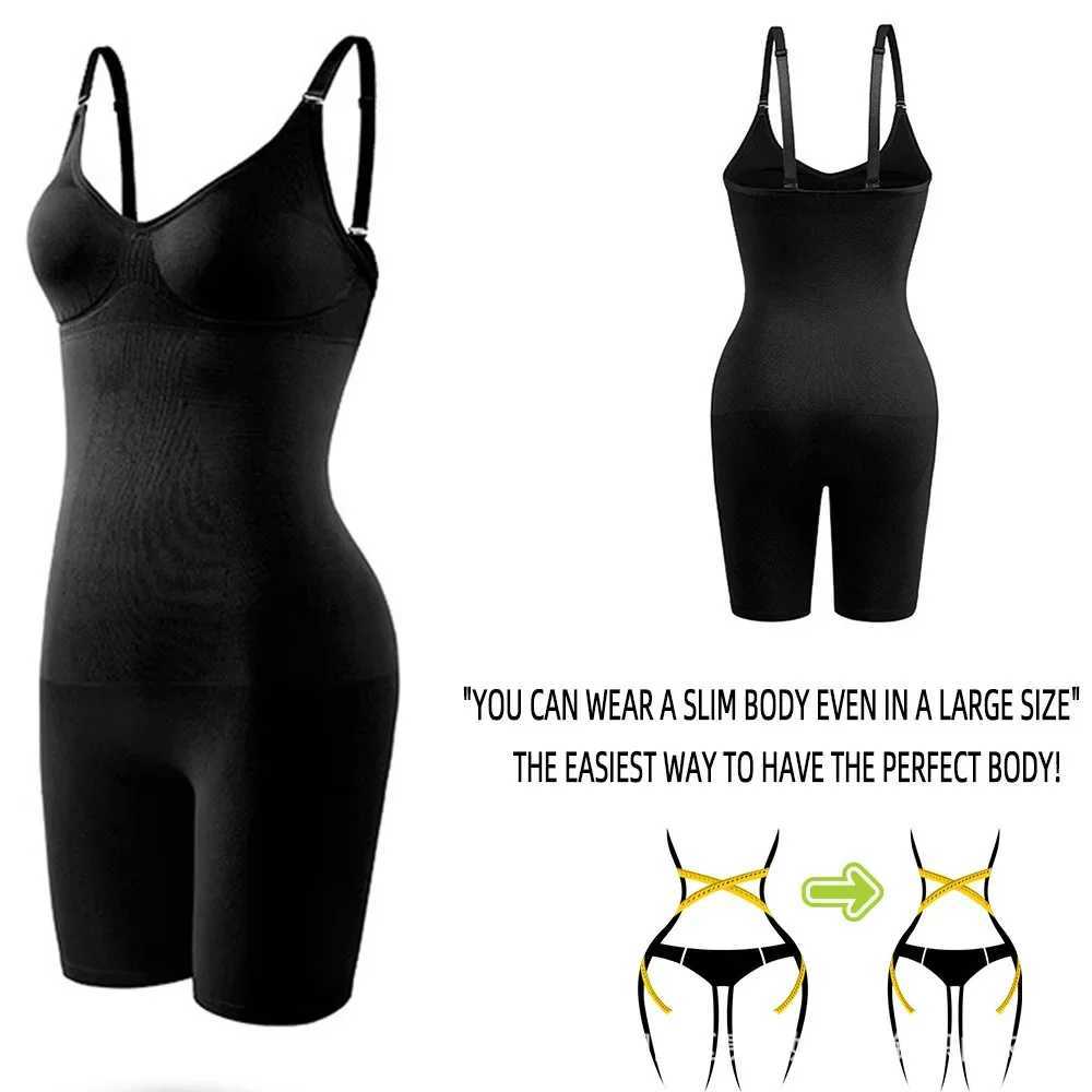 Seamless Women Bodysuit Butt Lifter Shapewear Waist Trainer Body Shaper Strappy-Back Chest Enhancing Corrective Underwear CorsetXJ250304
