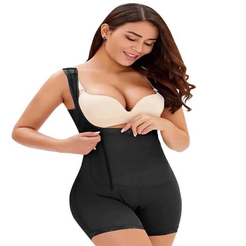 Womens Full Body Shapewear Open-Bust Underwear Waist Trainer Corset Seamless Slimming Bodysuit Butt Lifter Plus Size 6XLXJ250304