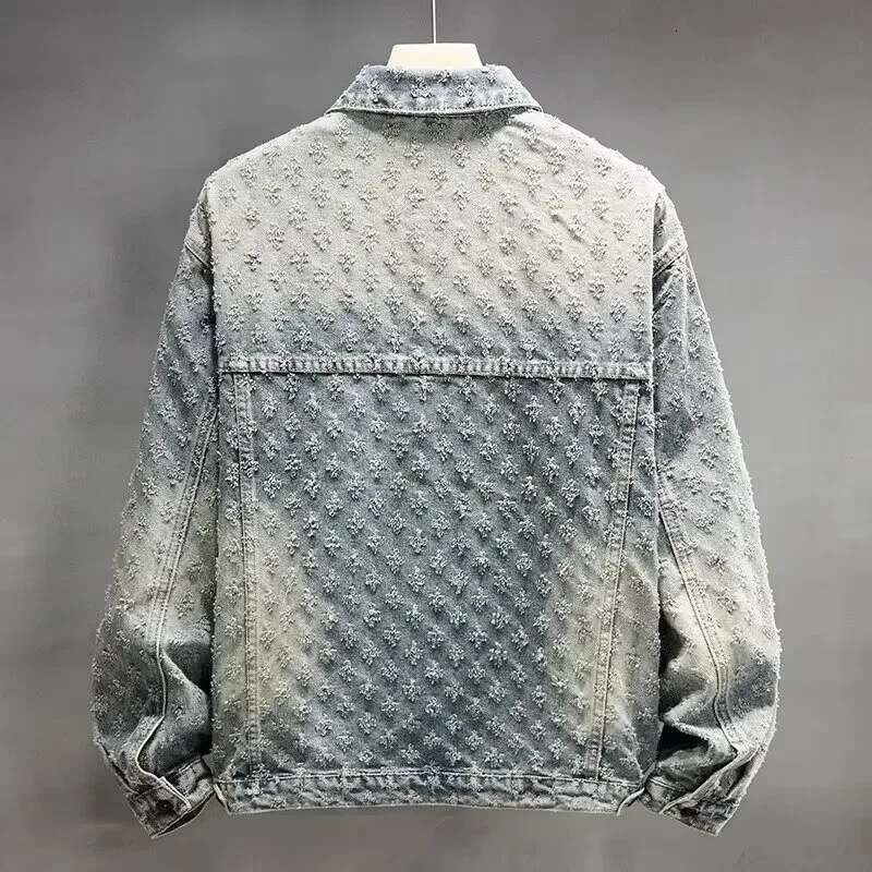 Fashionable Casual Four Seasons Men's Denim Jacket