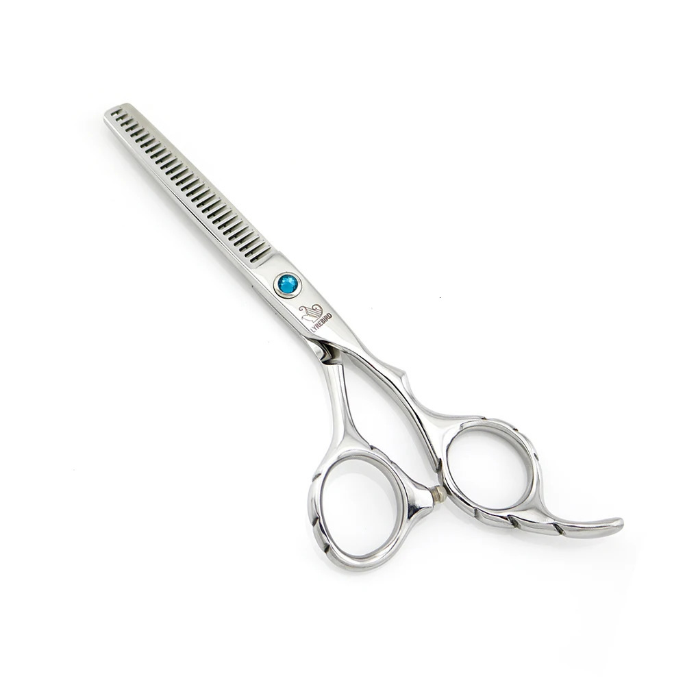 Hairdressing scissors 5.5 INCH 6 INCH Japan Hair scissors Anti-slip handle Green stone Wholesale Lyrebird 5SETS/LOT 250304