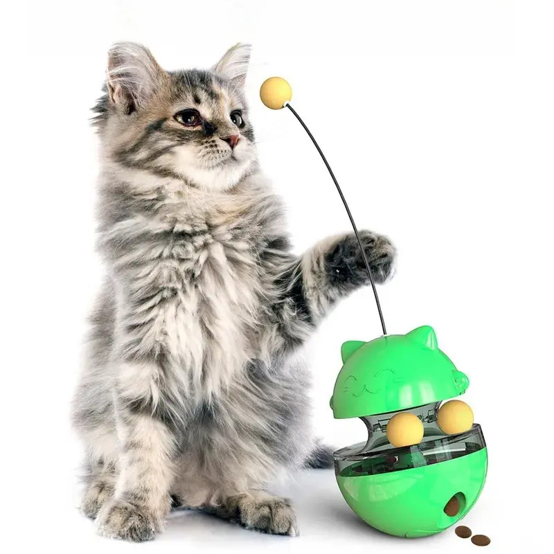 Update 2025 New Feeding Ball, Teasing Stick, Tumbler Cat Wheel Toy, Self Hi Artifact, High Quality Pet Supplies Wholesale, Free Shipping
