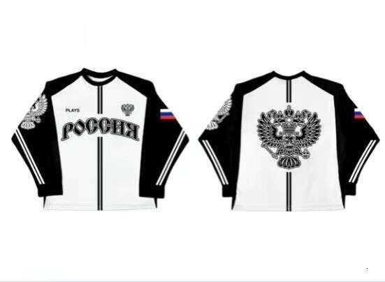 Hip hop fashion new personalized street trend versatile short long sleeved jersey for men and women