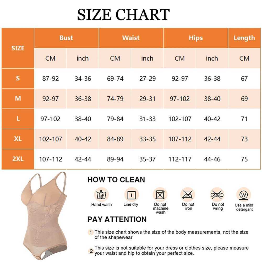 V Neck Shapewear Bodysuit Tummy Control Waist Trainer Body Shaper Open Crotch Shapewear Slimming Open Crotch UnderwearXJ250304