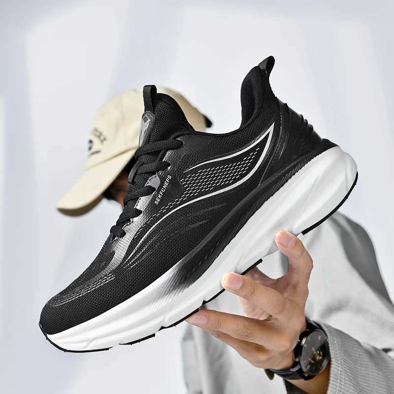 2025 New Marathon Air Cushion Men Sports Running Shoes Breathable Lightweight Wens Cfortable Athletic Training Sneakers Z250304