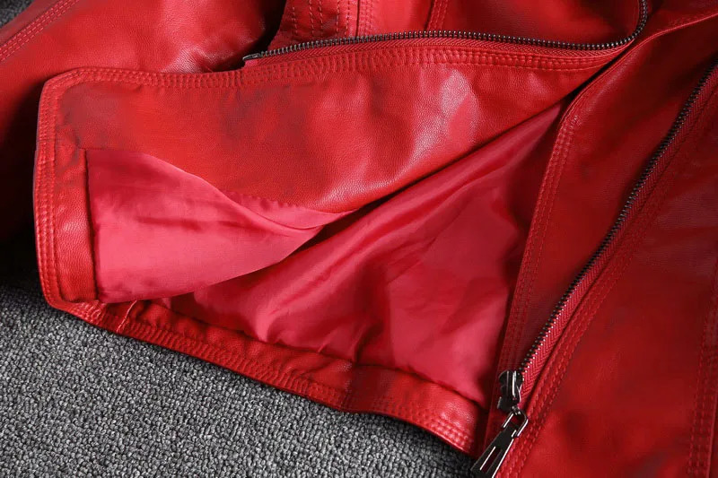 2024 Spring And Autumn Women Leather Jacket Coats Slim Ladies Clothing 250226