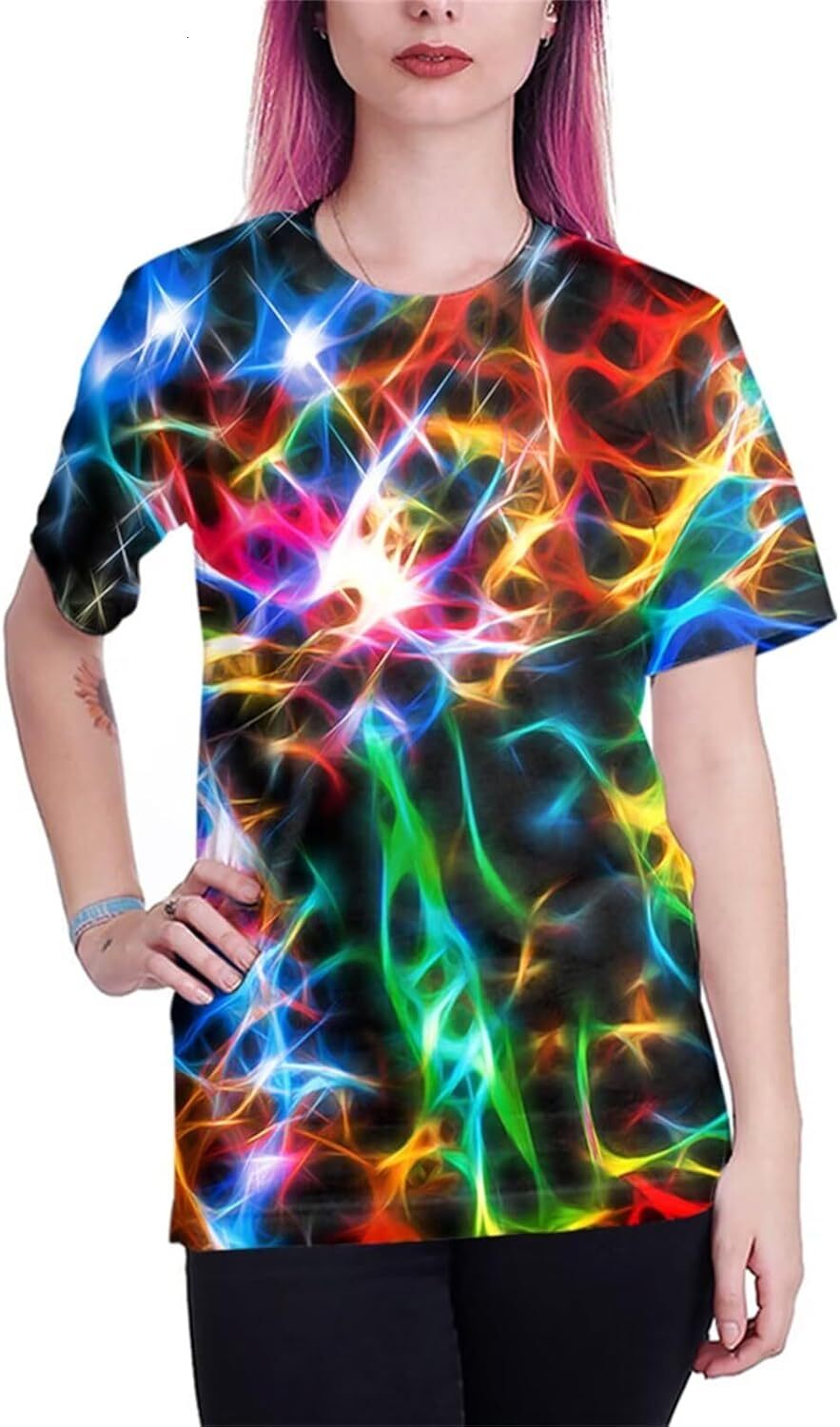 Mens T shirt Unisex Men's Unisex Fashion Casual Novelty Tees 3D Graphic Adults Casual tops summer clothes cool