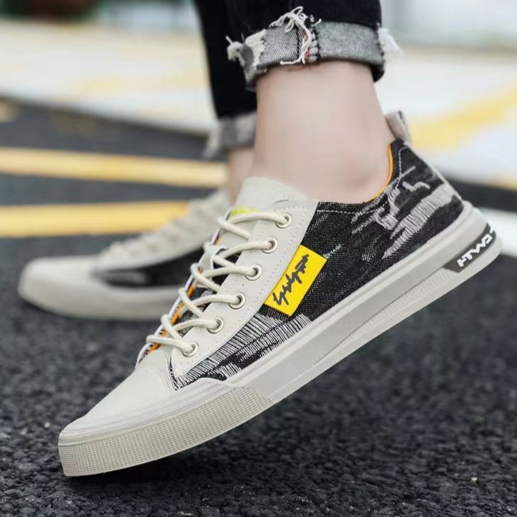 Designer Shoes 2024 Spring/summer New Korean Version Trendy Niche Versatile Flat Student Sports Shoes Fashionable Men's Casual Canvas Shoes Men&#