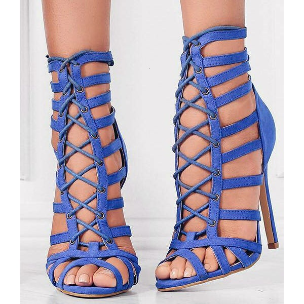 Instagram Fashion Show Open Toe Strap Cross Personalized Women's Shoes Sandals