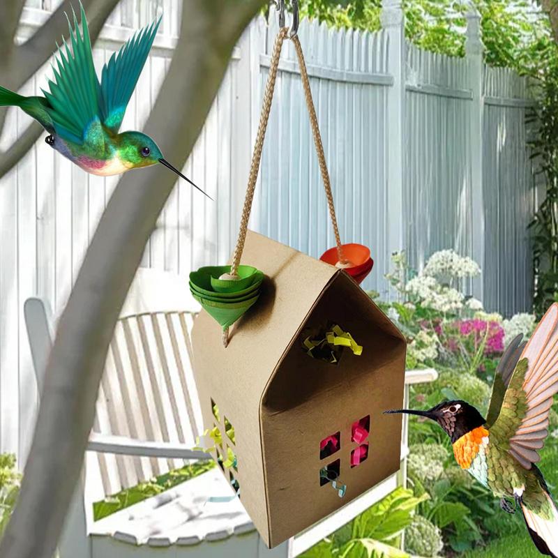 Bird Toys Parrot foraging Hangable Toys Unique Lovebird Cage Accessories Parakeet Paper foraging tube for Cockatiel Budgies