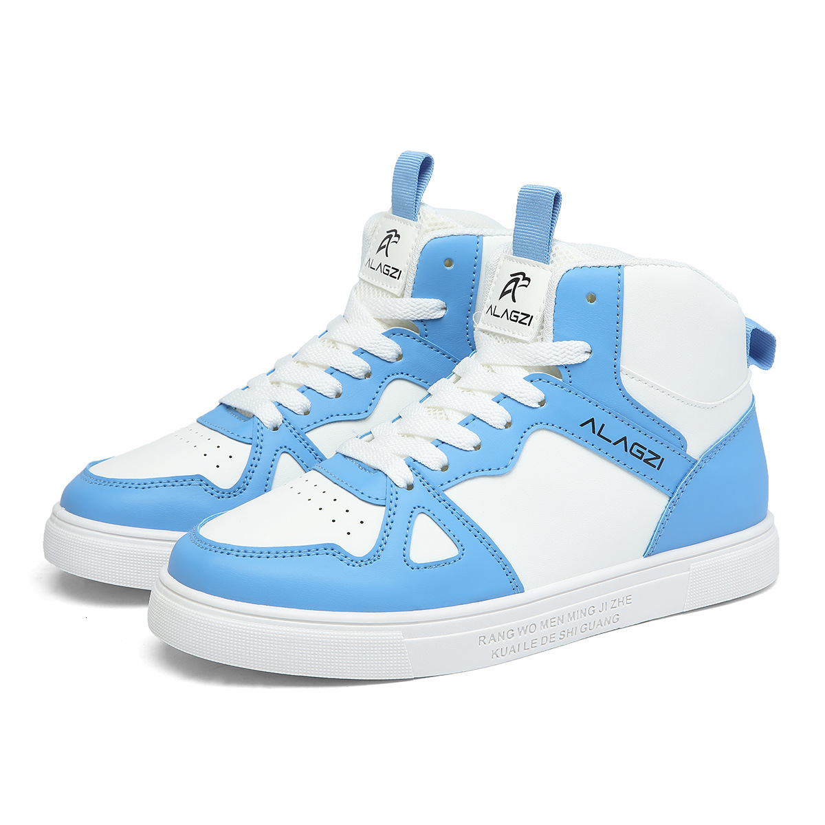 2025 New Designer Shoes Men's And Women's Board Spring And Autumn High Help Student Fashion Versatile Casual Sports Shoes White Women's