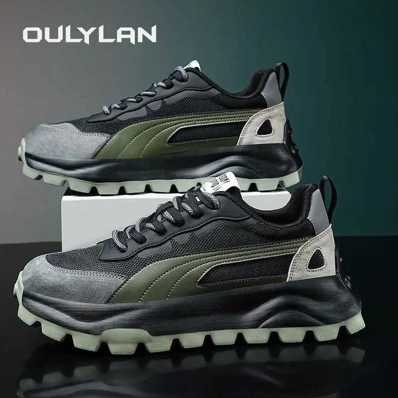Soft Bottom Fashionable Casual Shoes Sport Running Shoes Men Outdoor Running Comfortable Breathable Sneakers Size 39-44C250304