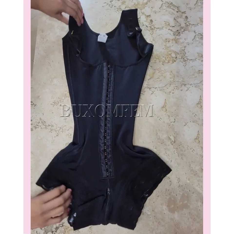 Shaping Tightening and lifting the abdomen shaping Versatile open chest no plush bodysuit high backrest seamless front closure FajasXJ250304