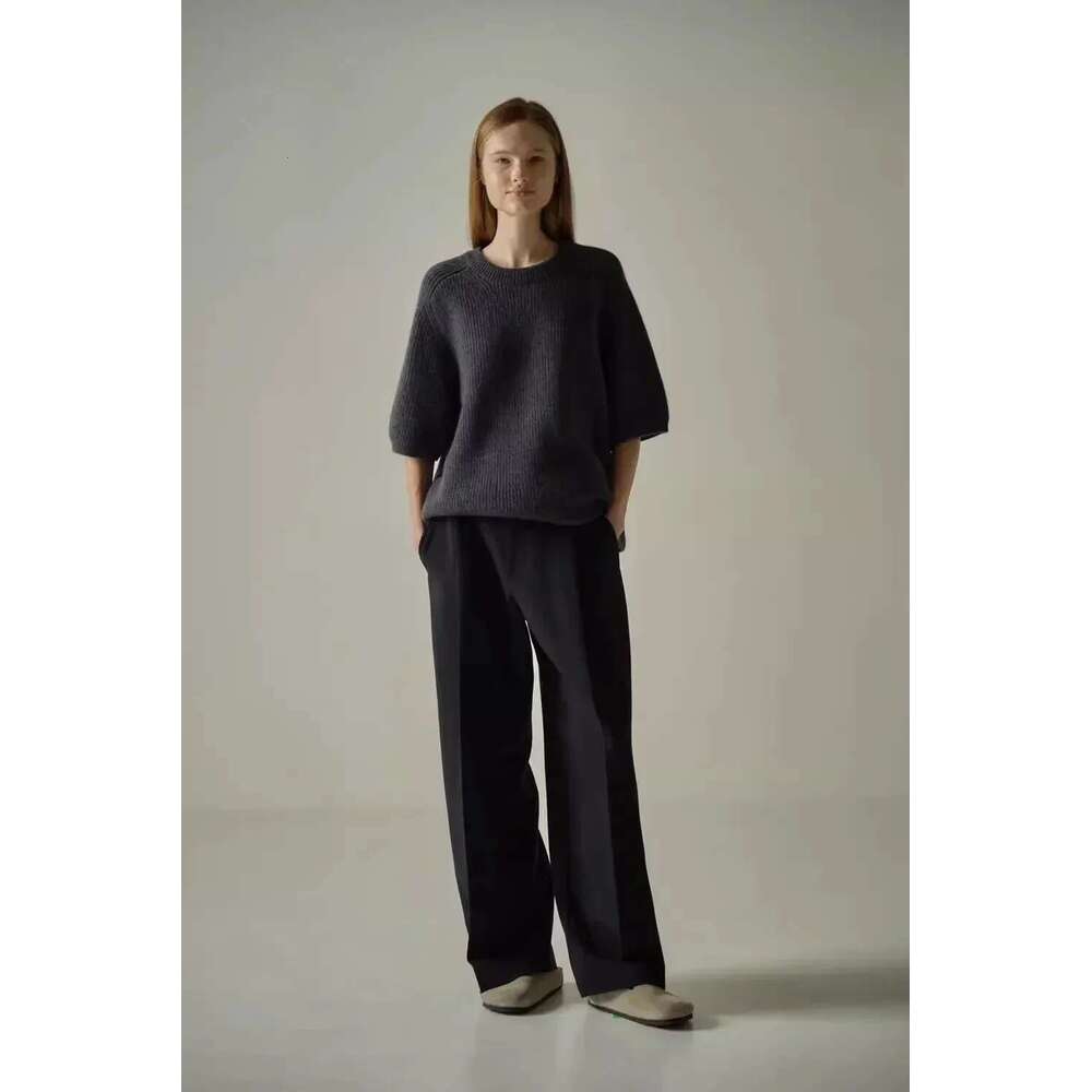 Women New Spring And Summer Loose Casual Straight Wide-Leg Drape Or Mopping Pants