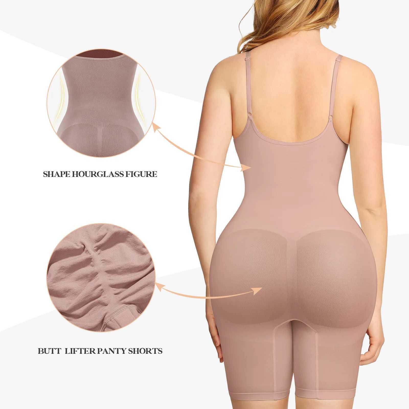 Colombianas Seamless Women Sculpting Bodysuit Push Up Butt Lifter Thigh Slimmer Slimming Underwear Body Shaper ShapewearXJ250304