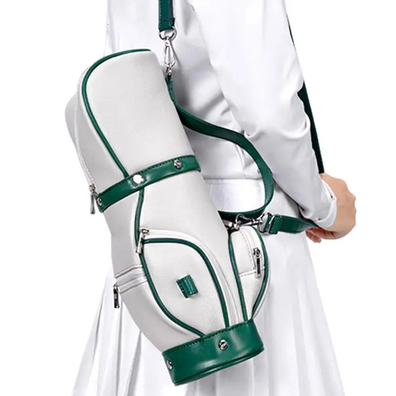 Ship from US Women Golf Ball Bag Portable Mini Small Storage Pack Holder Cute Messenger Microfiber 250303FBB