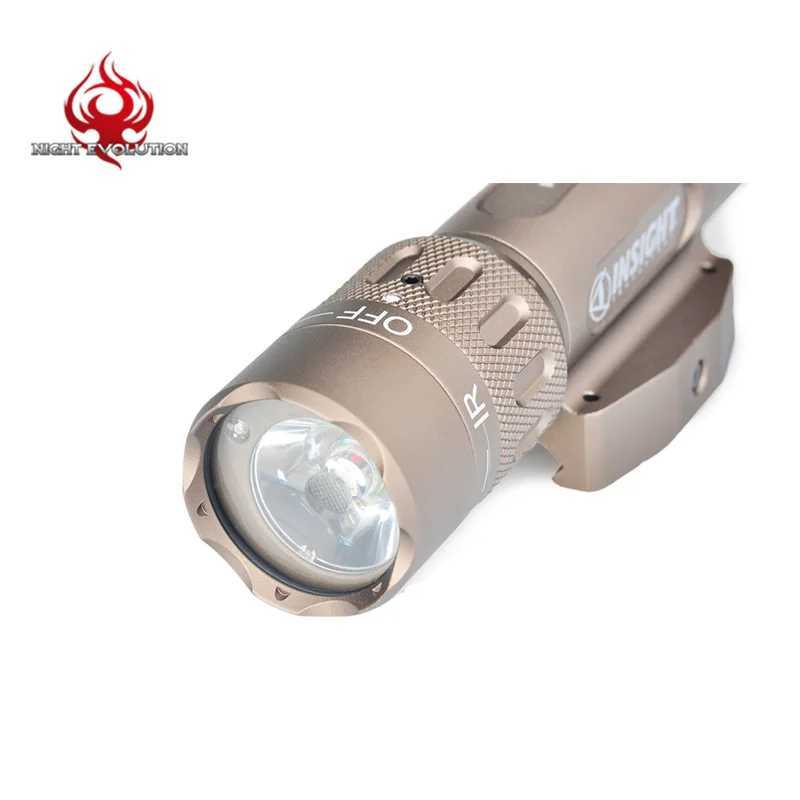 Night Evolution WMX200 Weapon Tactical Gun Light D Rma Flash Flashing Infrared Light for Picatinny Railway Spotlight Hunting SF PistonsXJ250303