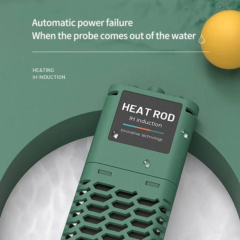 Aquarium Submersible Heater Fish Tank LCD Display Adjustable Water Heating Rod Constant Auto Temperature