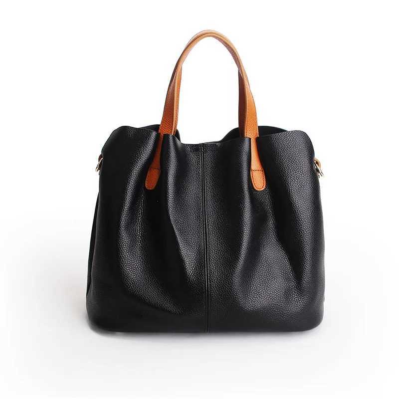 Necklace Highend Black Red Grey Blue Purple Top Grain Genuine Leather Women Handbag Cowhide Lady Shoulder Messenger Bag Purse M156 Z250303