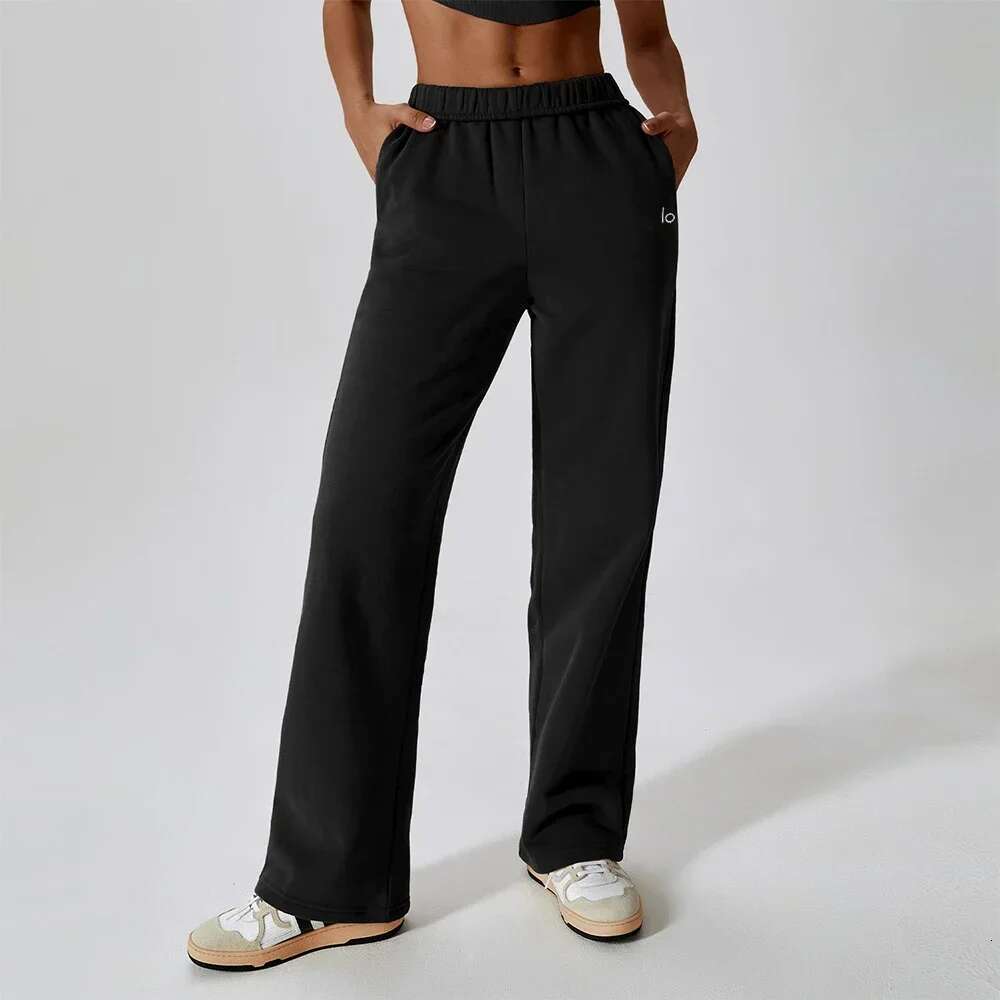 LO Yoga Accolade Sweatpant Women's Loose Straight Wide Leg Outdoor Casual Tracksuit Pants