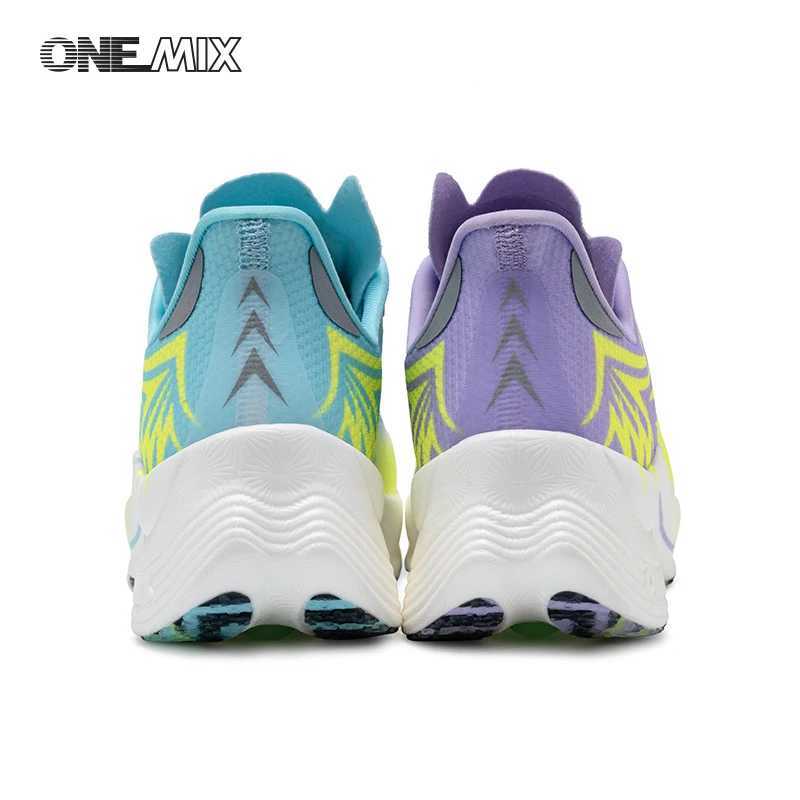 ONEMIX 2025 Carbon Plate Men Women Running Sports Shoes Breathable Cushioning Non-Slip PB Lightweight Rebound SneakersC250304