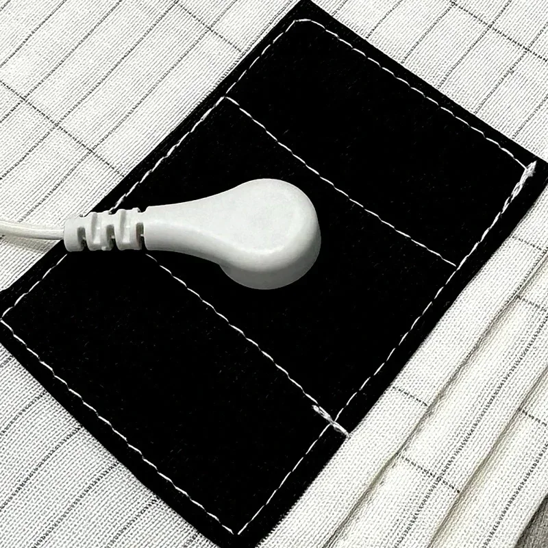 Earthing Bed Sheet Anti-static Grounding Sheet 5% Silver Fiber Conductive Organic Grounding Sleep Radiation Proof Mat 193X203CM