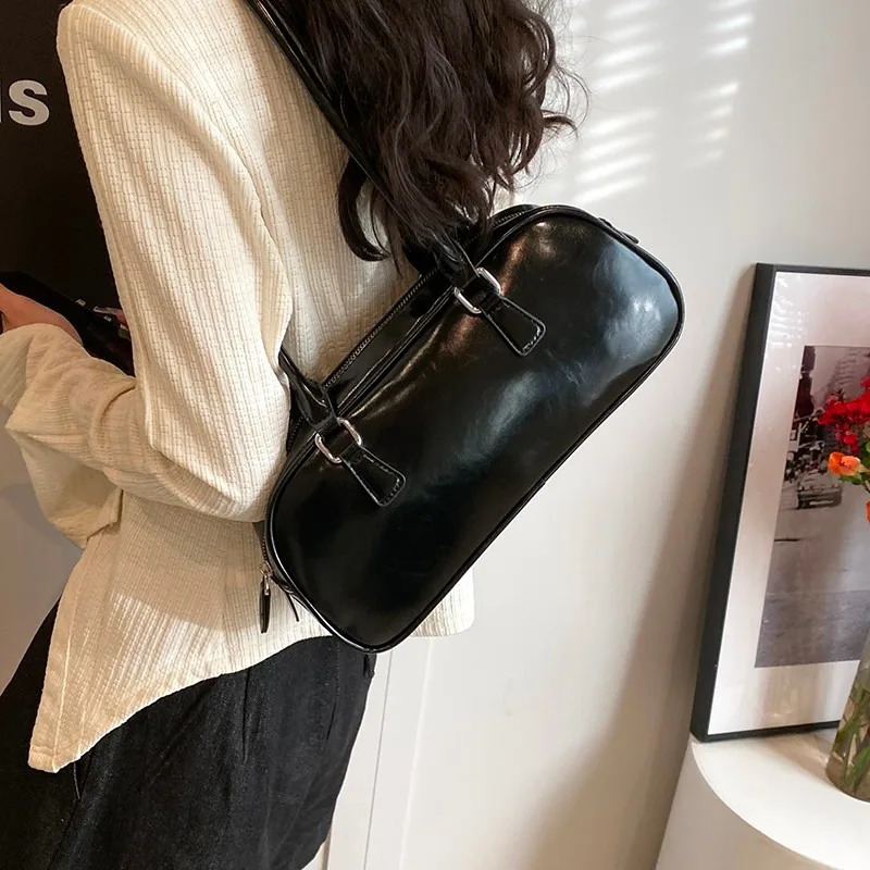 Fashion Womens Bag Selling Large Capacity Womens Shoulder Bag High Quality Versatile Stick Bag 250228