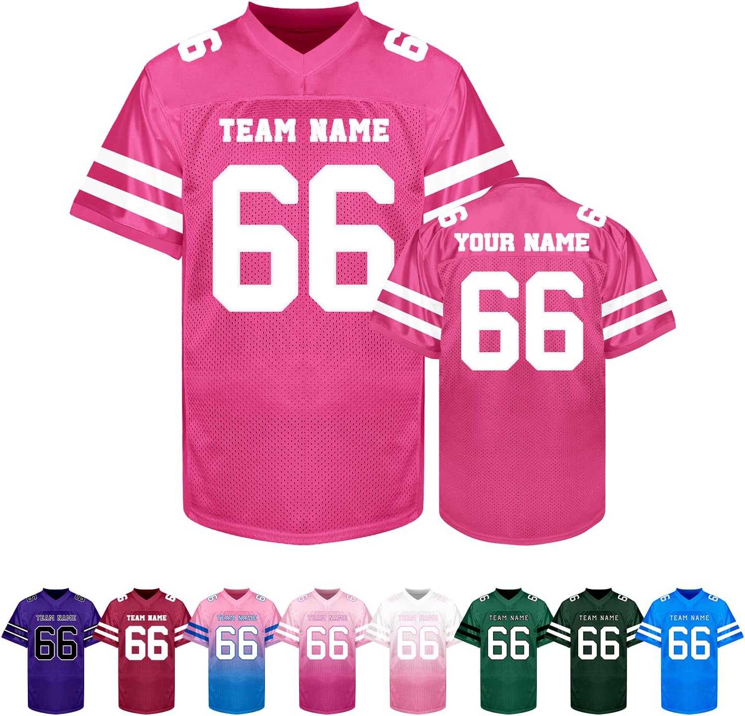 Custom Football Jersey Personalized Team Name Number Customized Shirt for Men Youth Women Kids
