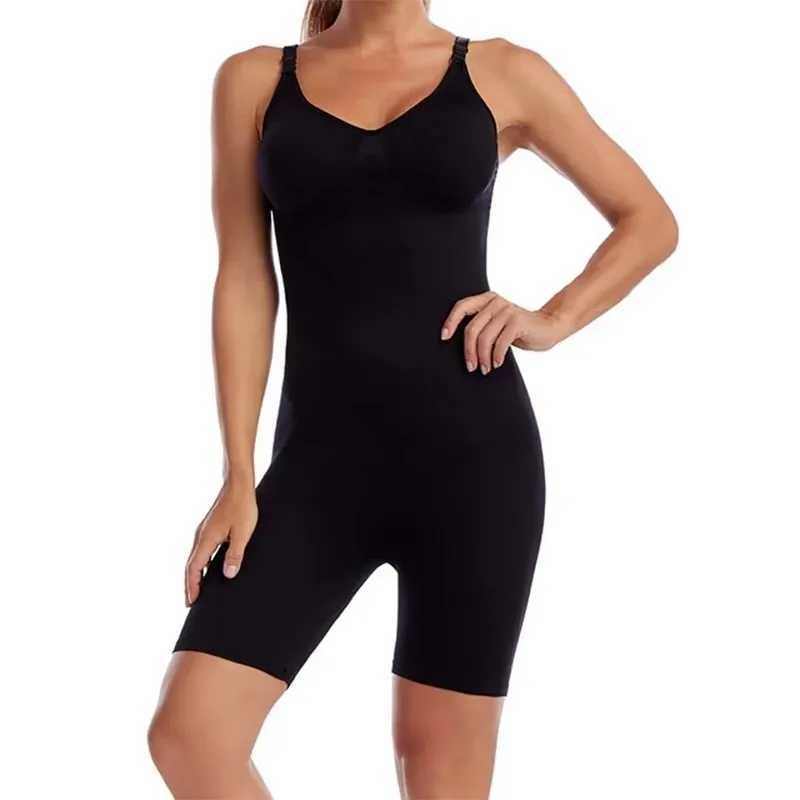 Upgrade Fabric Bodysuit Shapers Spandex Compress Elastic Body Shaper Suits Open Crotch Compression Smooth ShapewearXJ250304