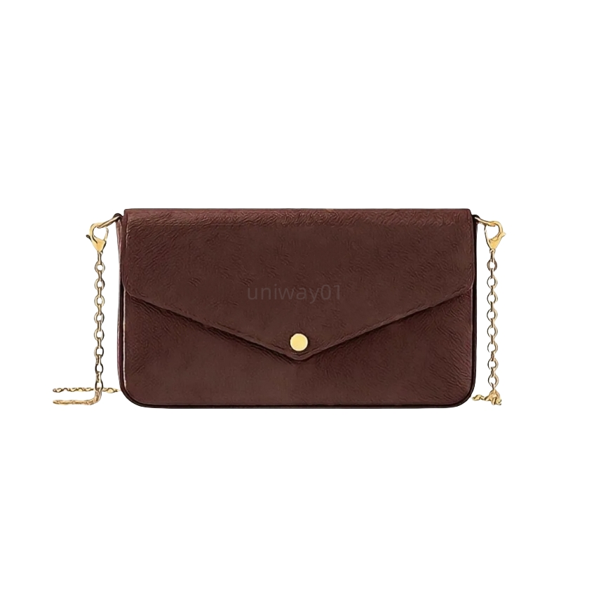 Top Quality Brand Designer women bag handbag Three in one Original box Fashion woman shoulder bags ladies luxury flowers letters damier